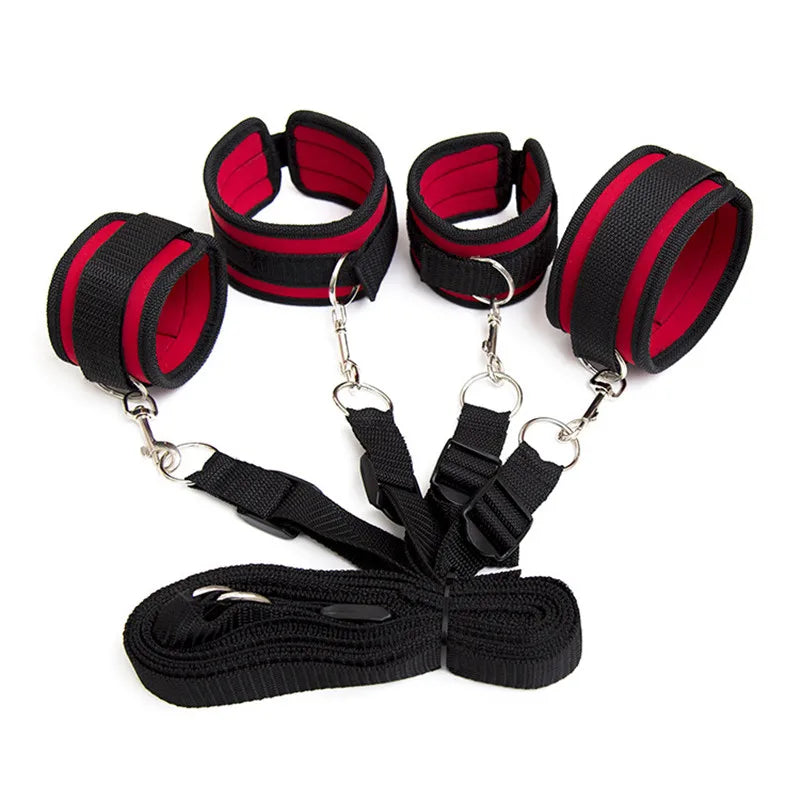 Sangles de bondage ajustables Fixation discrète pour lit
