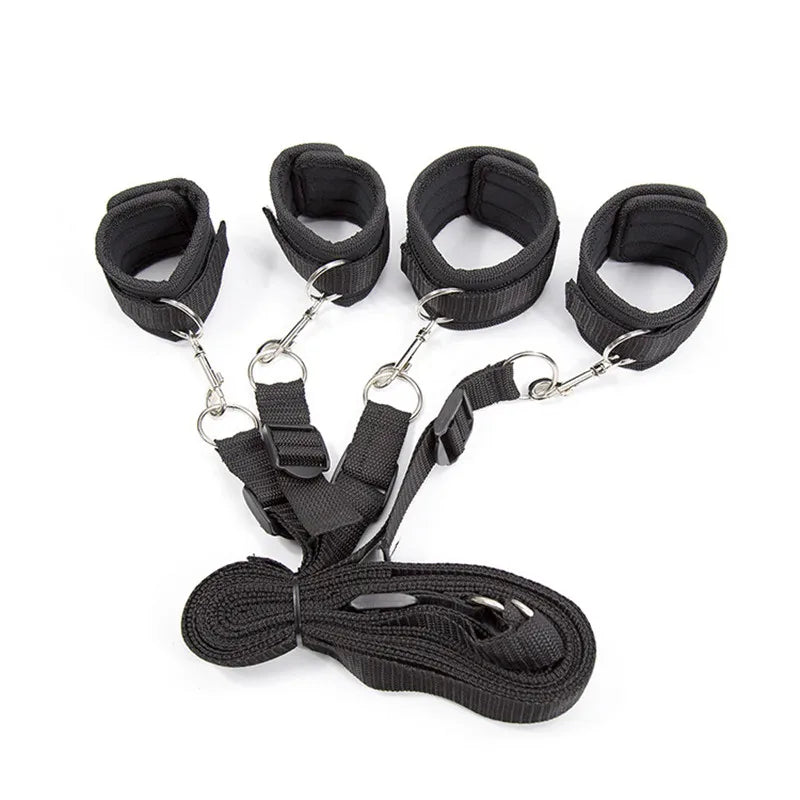 Sangles de bondage ajustables Fixation discrète pour lit