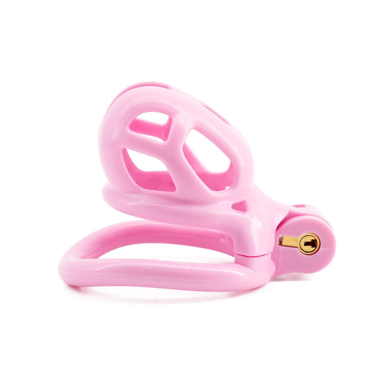 Cage de chasteté  “ colored Cobra” – 3 tailles 6 couleurs disponibles vendu avec cadenas et 4 anneaux ajustables