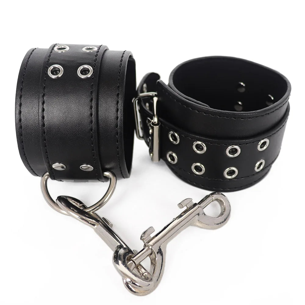 Humbler CBT BDSM – 2 couleurs disponibles, avec menottes de pieds intégrée