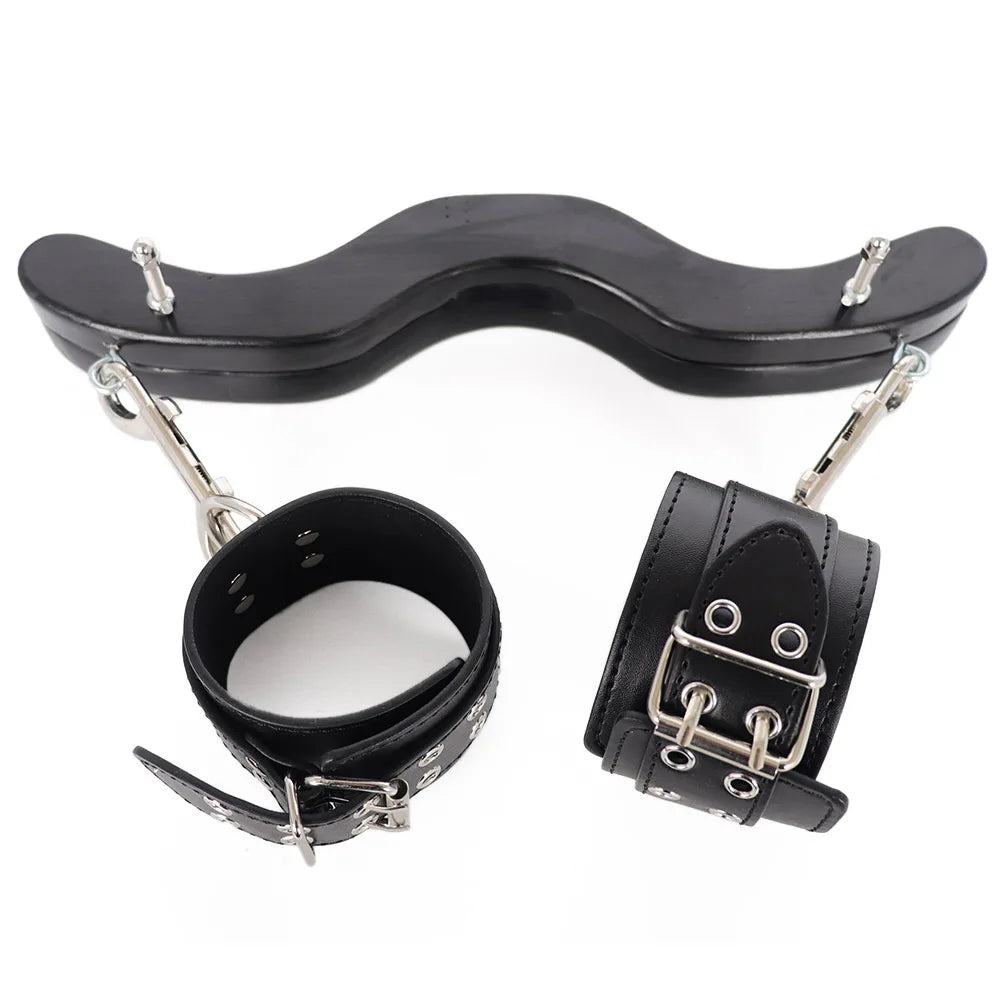 Humbler CBT BDSM – 2 couleurs disponibles, avec menottes de pieds intégrée