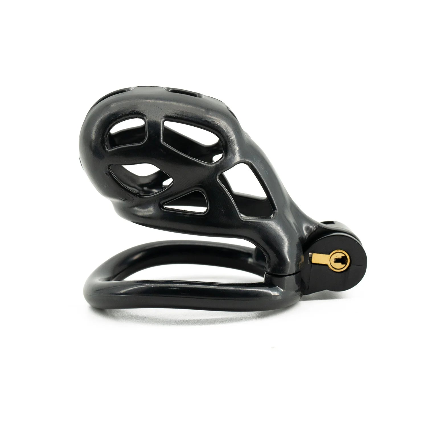 Cage de chasteté  “ colored Cobra” – 3 tailles 6 couleurs disponibles vendu avec cadenas et 4 anneaux ajustables