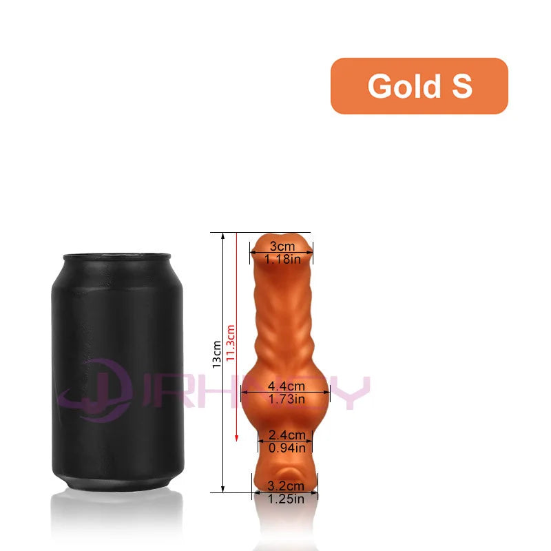Plug anal chien réaliste XXL en silicone – 4 tailles géantes, 2 couleurs