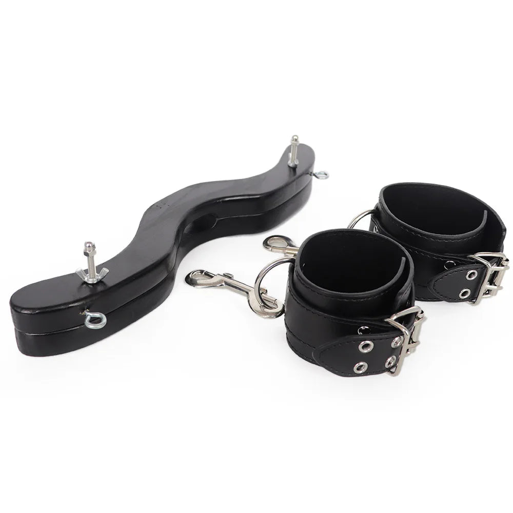 Humbler CBT BDSM – 2 couleurs disponibles, avec menottes de pieds intégrée