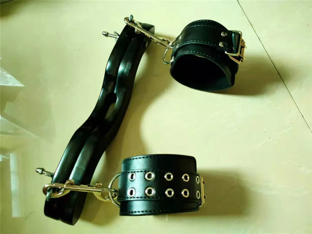 Humbler CBT BDSM – 2 couleurs disponibles, avec menottes de pieds intégrée